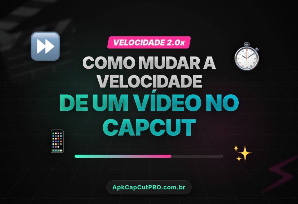 Como mudar a velocidade de um vídeo no CapCut 2 (CapCut PRO APK) Como mudar a velocidade de um video no CapCut (CapCut PRO APK)